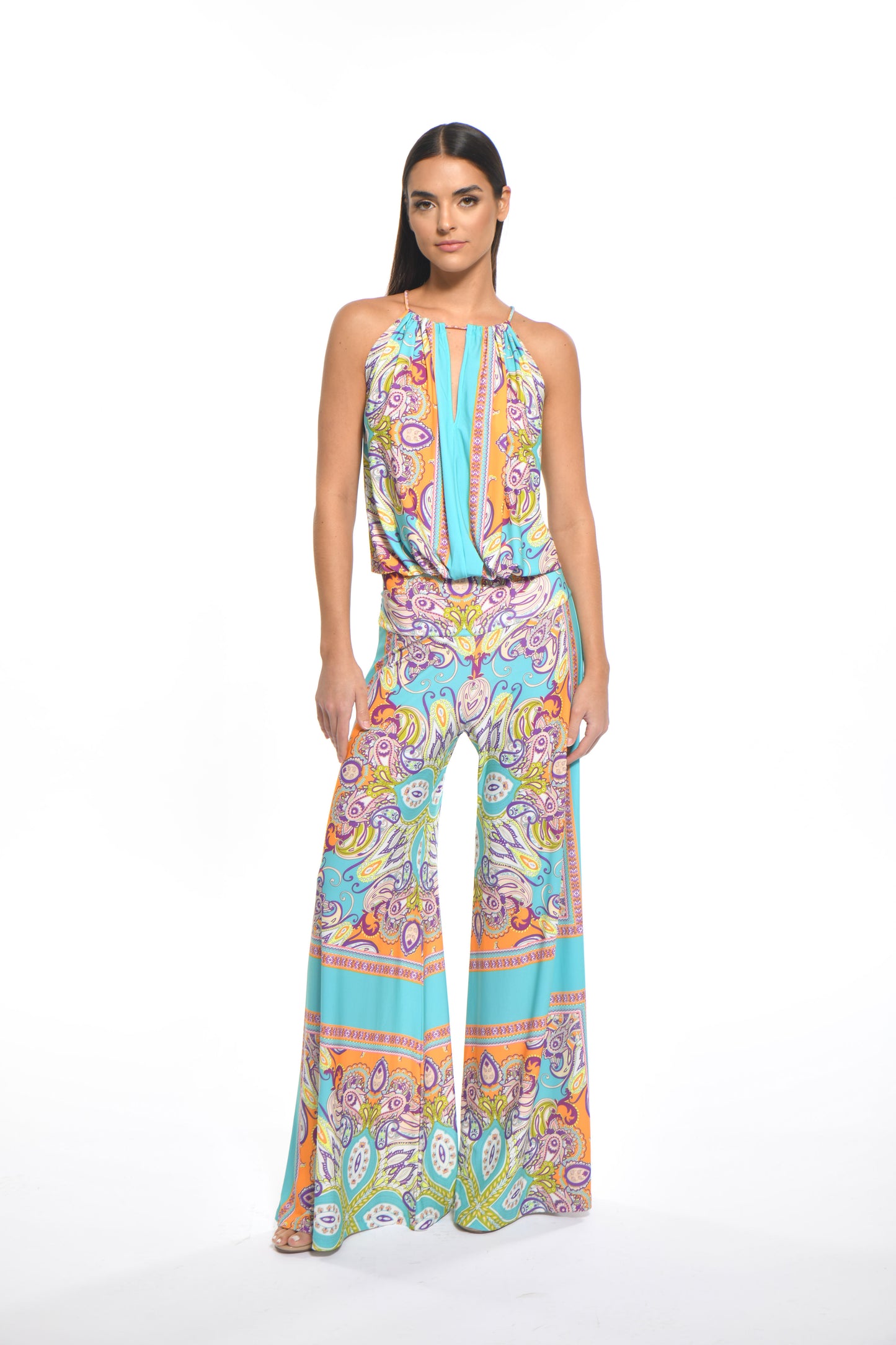 Walter Jumpsuit - Greece Print