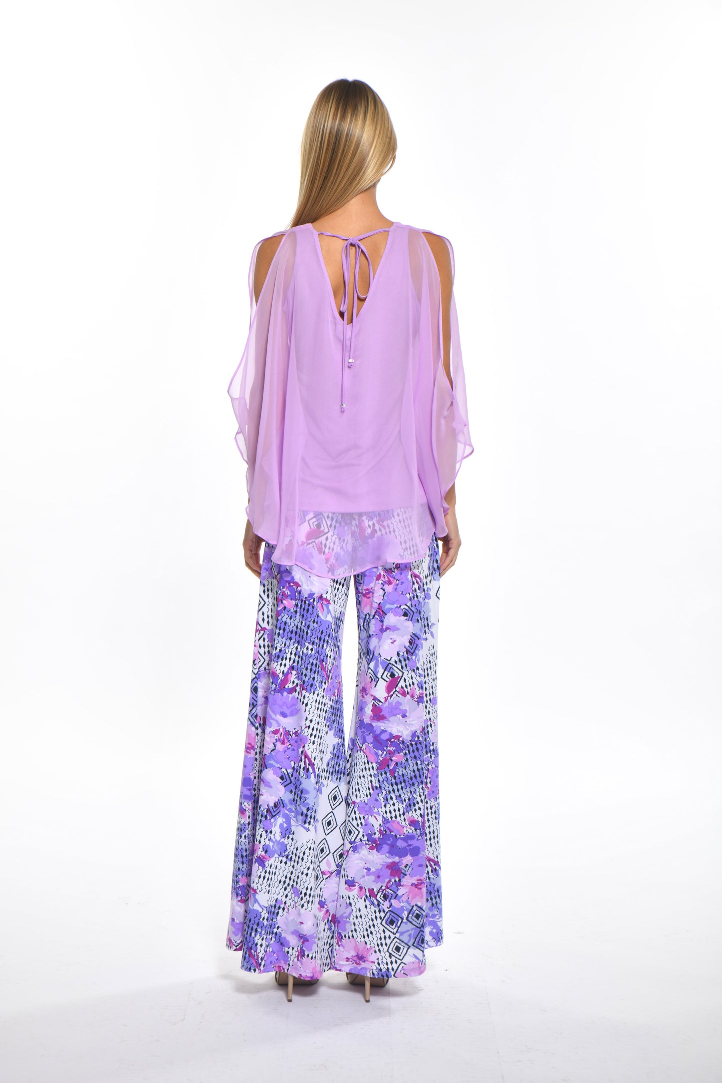 Lola Pant Lavender Flower