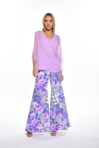 Lola Pant Lavender Flower