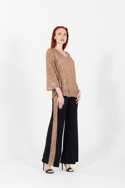 Nora Pant - Black / Gold