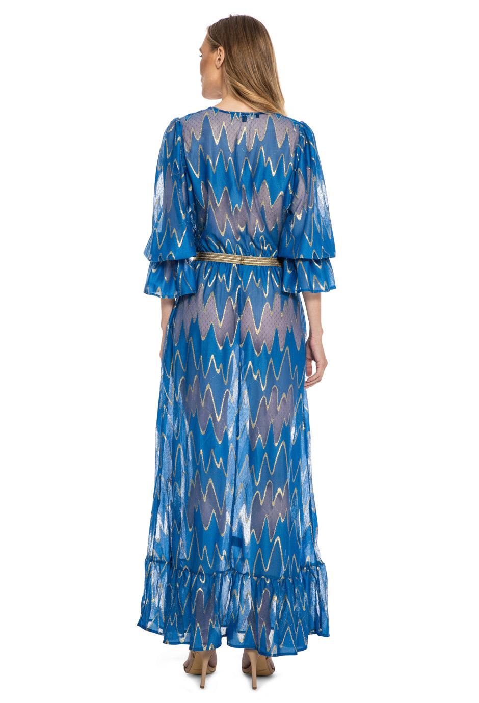 Sophie Dress - Blue Missoni