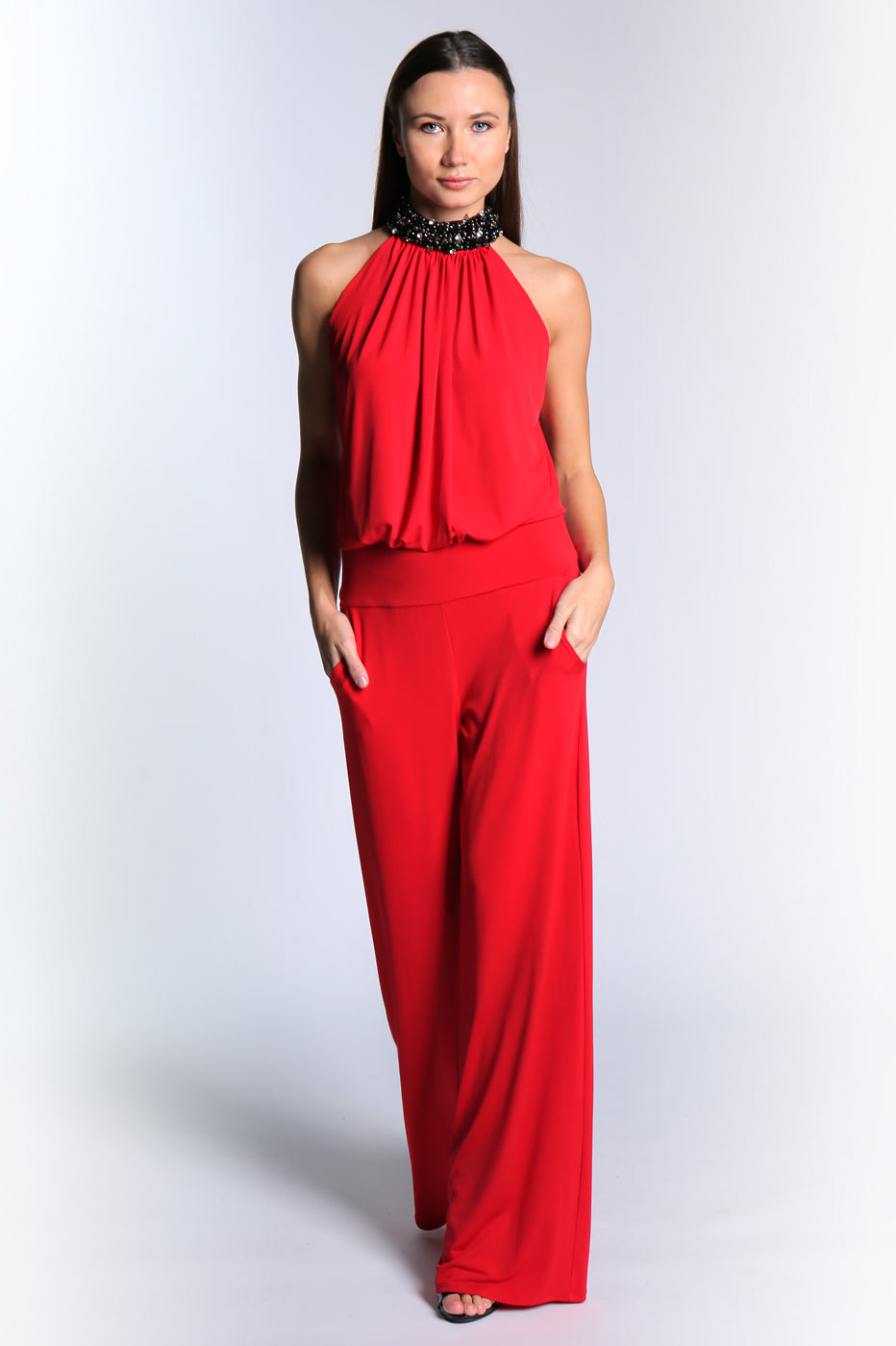 Esmerelda Jumpsuit - Red